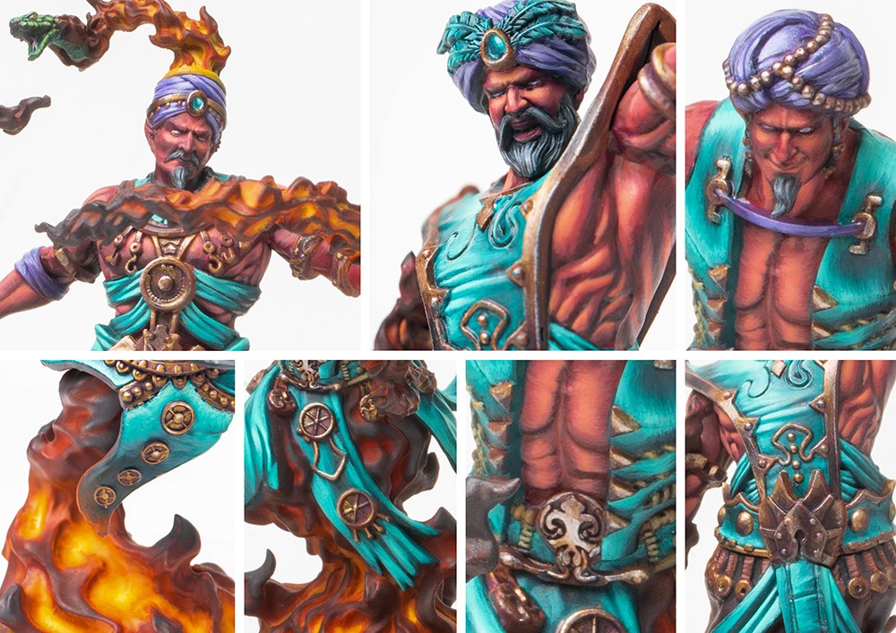 Sorcerer Kings: Efreet Flamecasters (Dual kit)