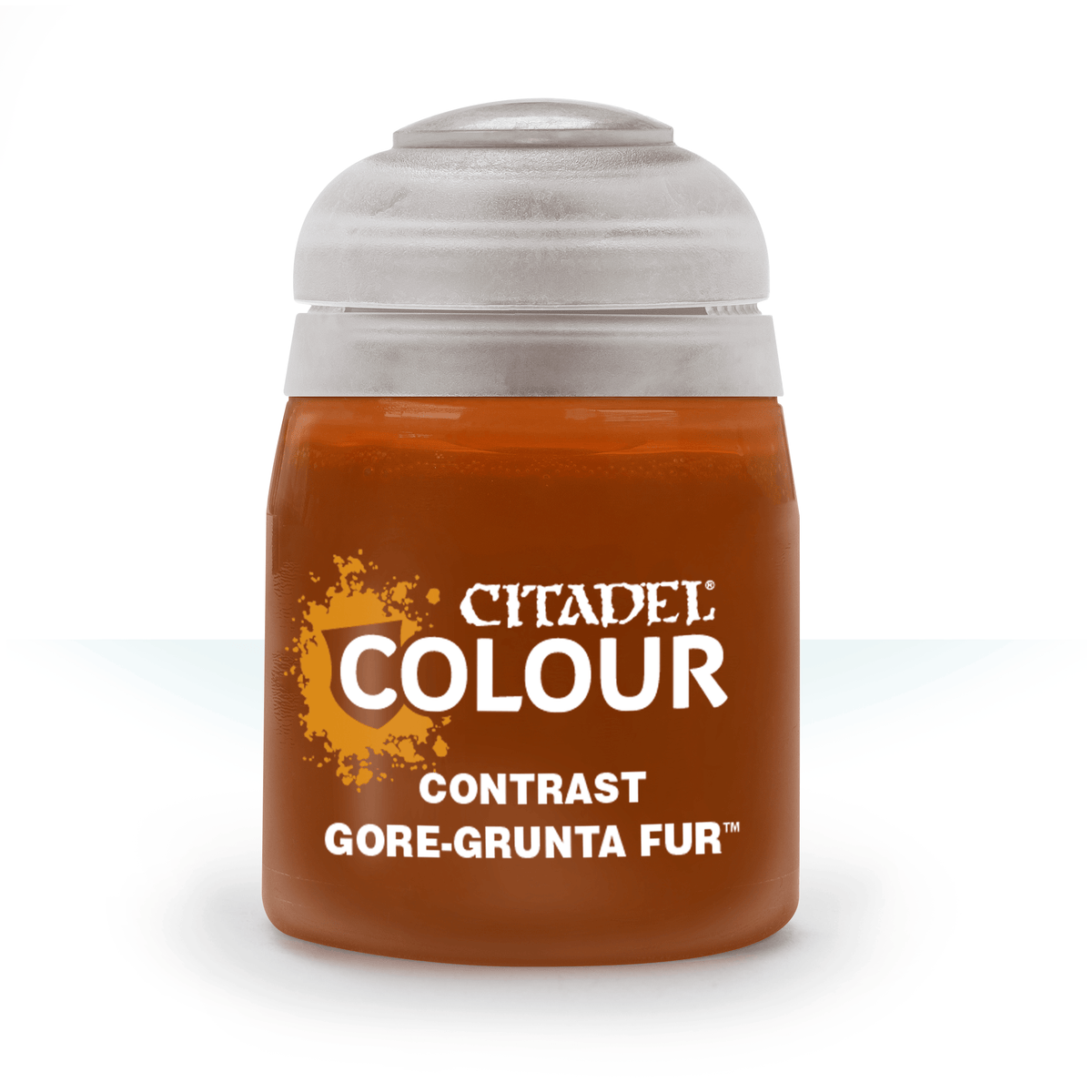 The official retail product paint pot for Citadel Contrast: Gore-Grunta Fur.