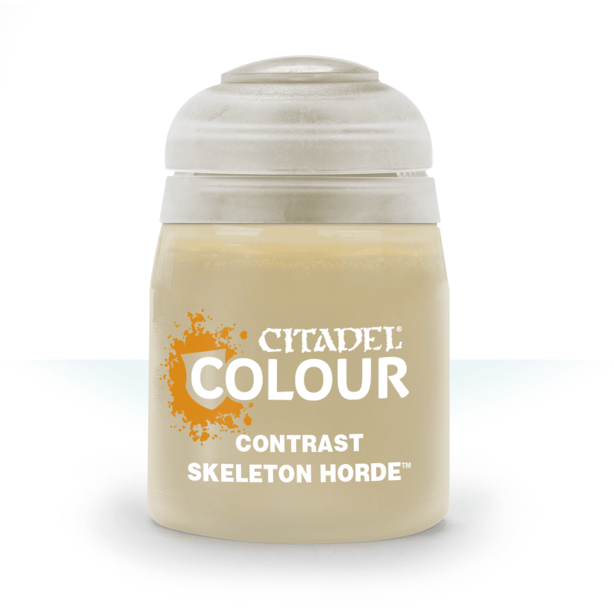 The official retail product paint pot for Citadel Contrast: Skeleton Horde.