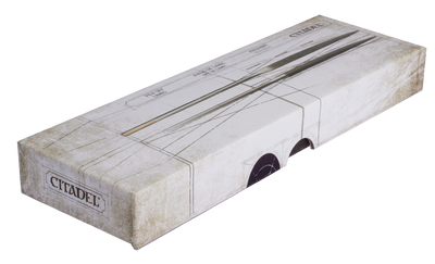 The official retail packaging for the Citadel Tools File Set showing two half-round files.
