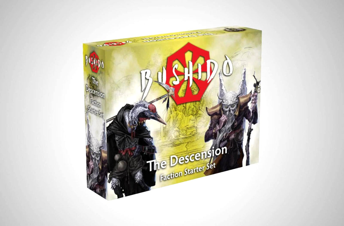 Front box art packaging for the Bushido Tengu Descension Starter Set.