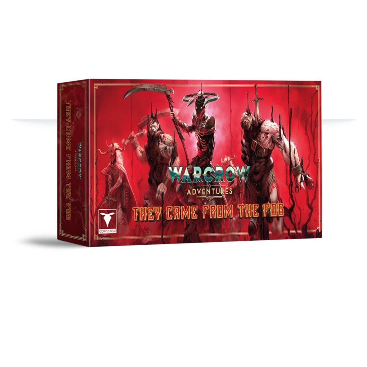 Front box cover art for the Warcrow Adventures: They Came from the Fog expansion.
