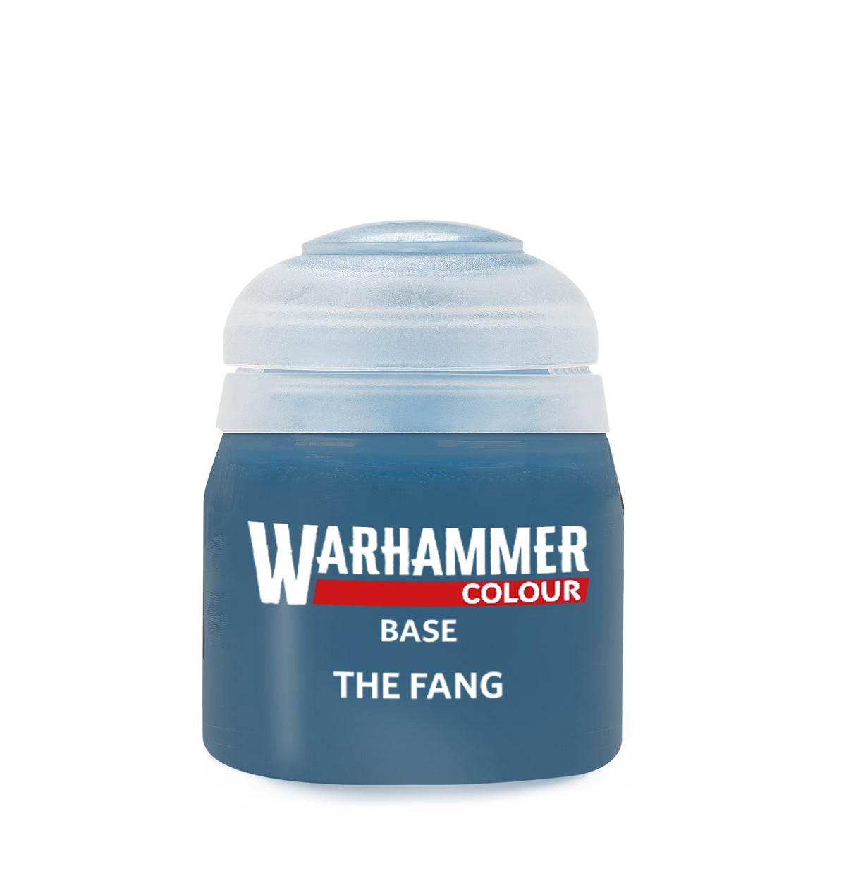 The official retail product paint pot for Warhammer Colour Base: The Fang.