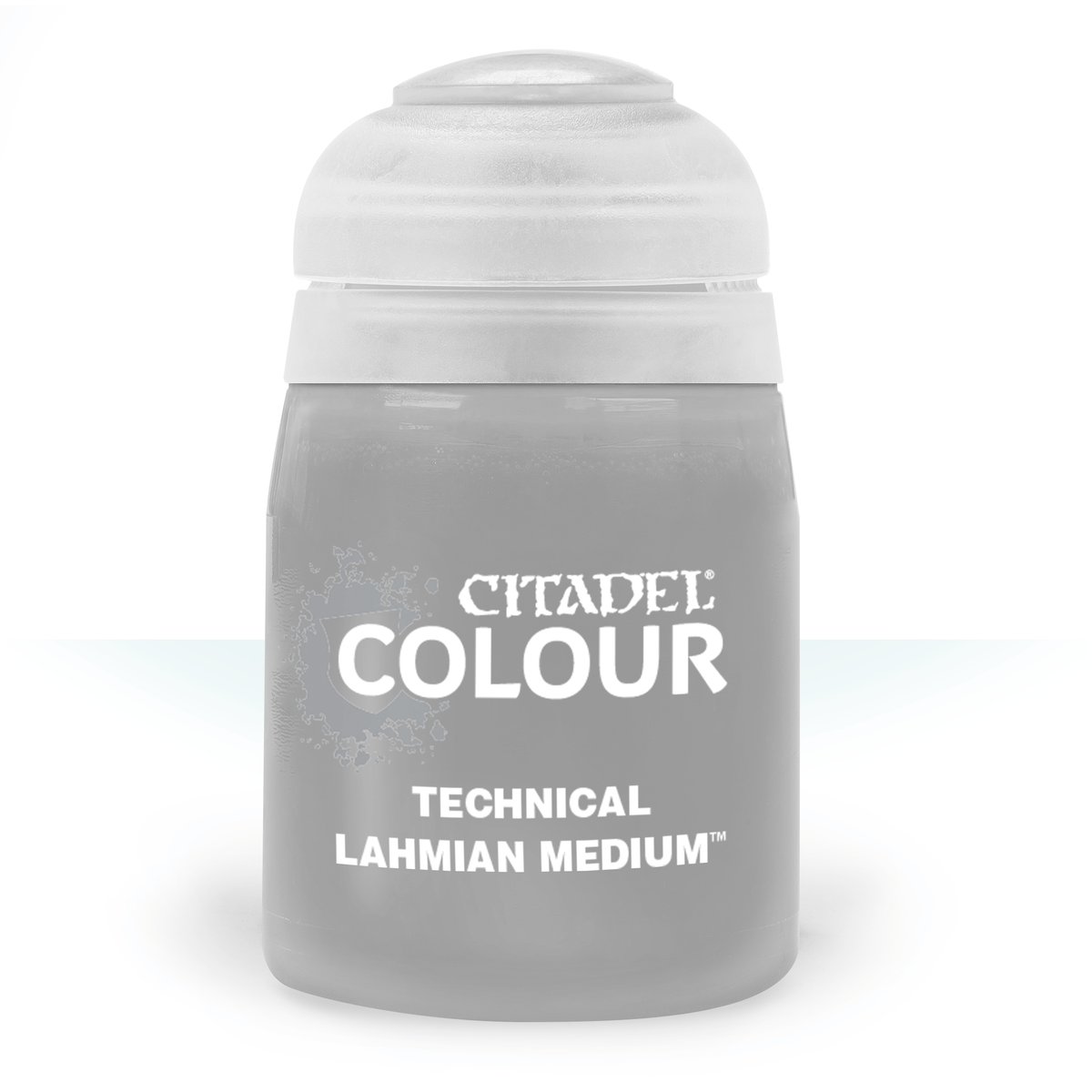The official retail product paint pot for Warhammer Colour Technical: Lahmian Medium.