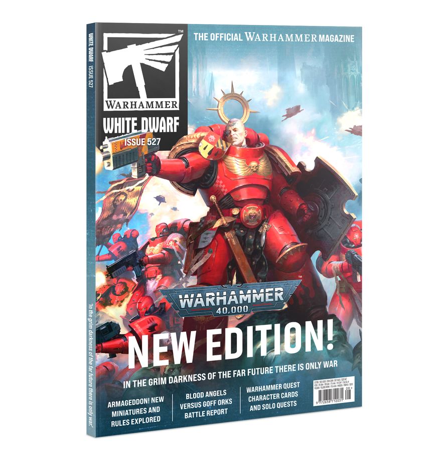 The front cover of White Dwarf issue 527 magazine.
