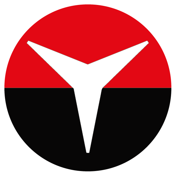 The red, black, and white symbol of the Infinity Nomad Nation.