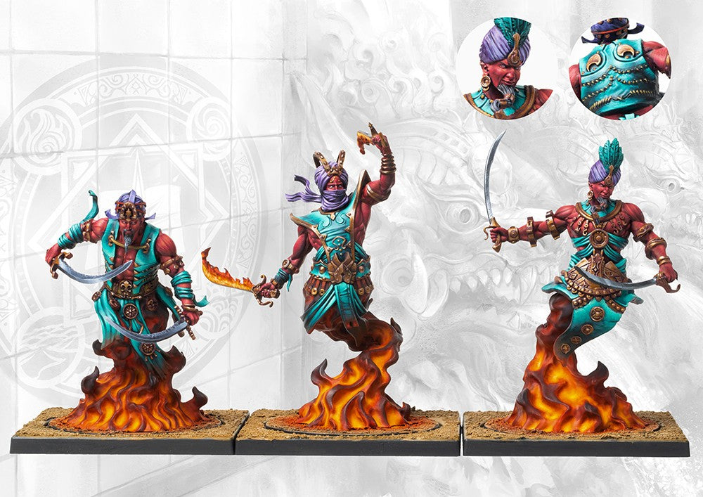 Sorcerer Kings: Efreet Sword Dancers (Dual Kit)
