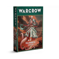 The product box for the Warcrow Yaldabaoth Liberated unit, featuring artwork of the unit