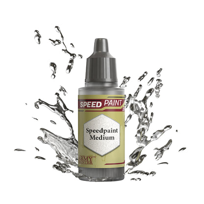 An 18ml dropper bottle of The Army Painter Speedpaint Medium, used for thinning Speedpaints. Available at Charon Games NZ.