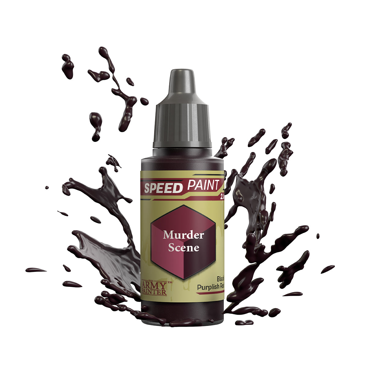 An 18ml dropper bottle of The Army Painter Speedpaint - Murder Scene, a one-coat paint for miniatures. Available at Charon Games NZ.
