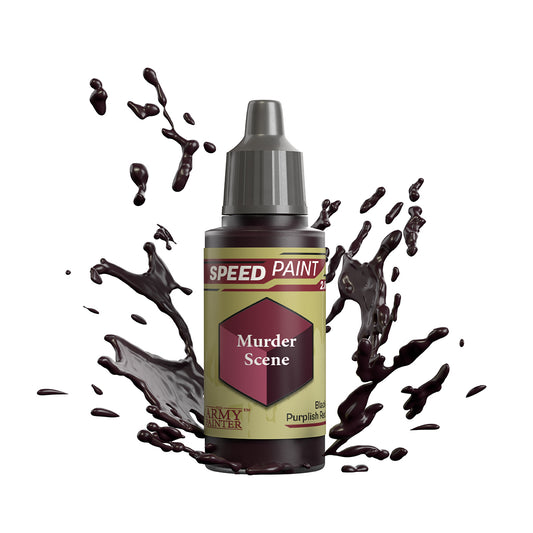 An 18ml dropper bottle of The Army Painter Speedpaint - Murder Scene, a one-coat paint for miniatures. Available at Charon Games NZ.