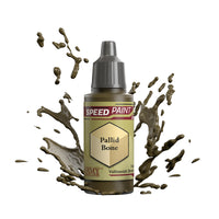 An 18ml dropper bottle of The Army Painter Speedpaint - Pallid Bone, a one-coat paint for miniatures. Available at Charon Games NZ.