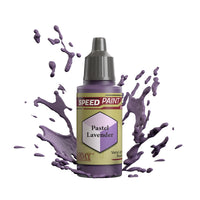 An 18ml dropper bottle of The Army Painter Speedpaint - Pastel Lavender, a one-coat paint for miniatures. Available at Charon Games NZ.