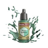 An 18ml dropper bottle of The Army Painter Speedpaint - Pastel Seafoam, a one-coat paint for miniatures. Available at Charon Games NZ.