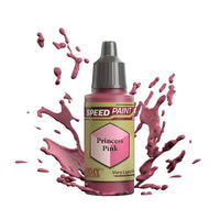 An 18ml dropper bottle of The Army Painter Speedpaint - Princess Pink, a one-coat paint for miniatures. Available at Charon Games NZ.