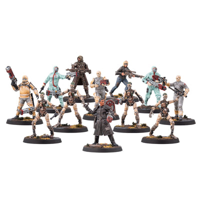 Fully painted Institute miniatures