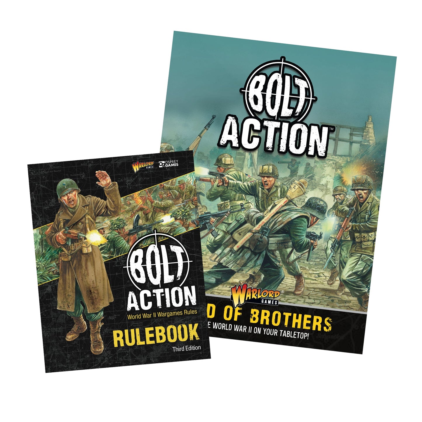 Bolt Action Third Edition A5 rulebook and Field Manual hobby guides
