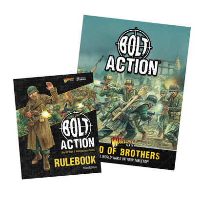 Bolt Action Third Edition A5 rulebook and Field Manual hobby guides