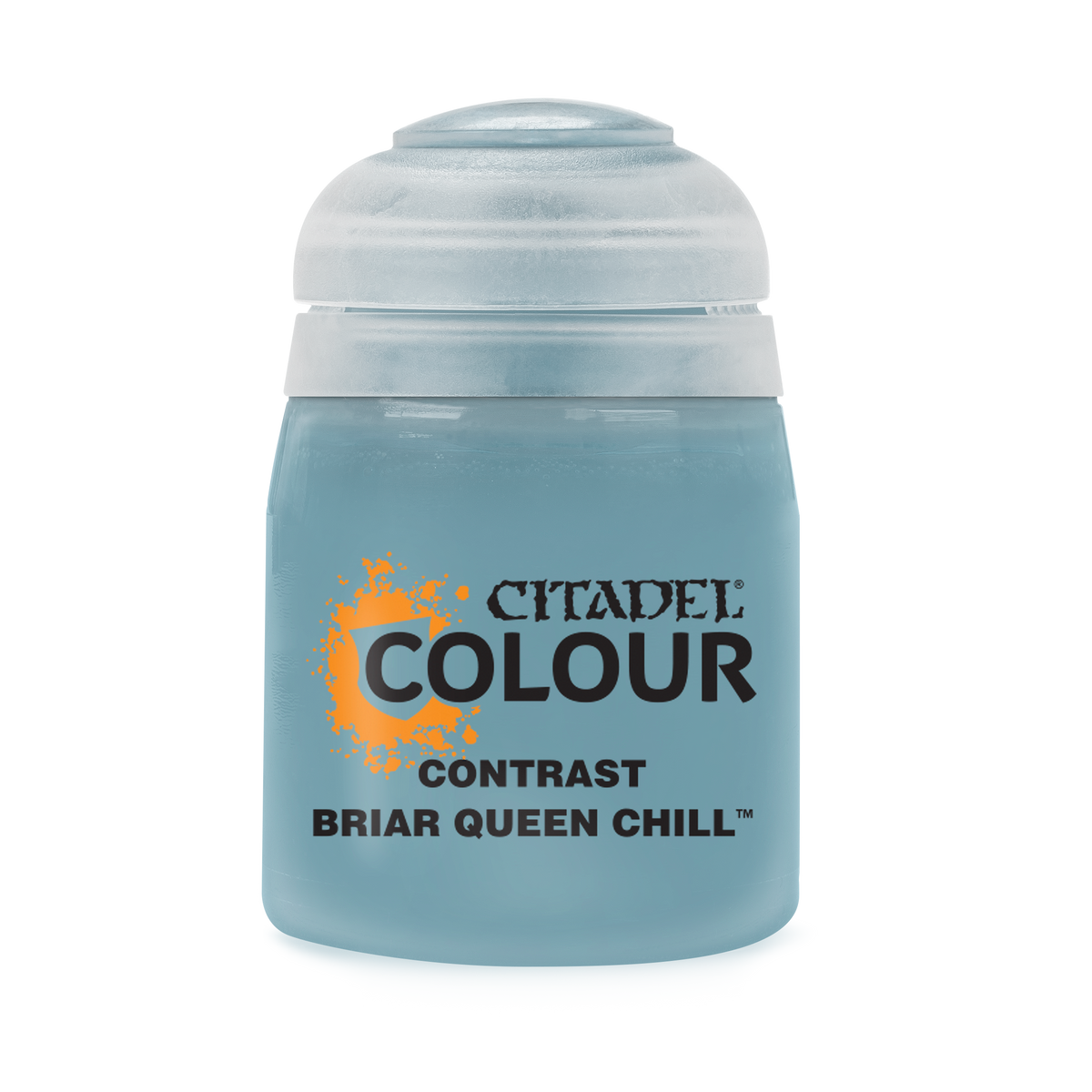 The official retail product paint pot for Citadel Contrast: Briar Queen Chill.
