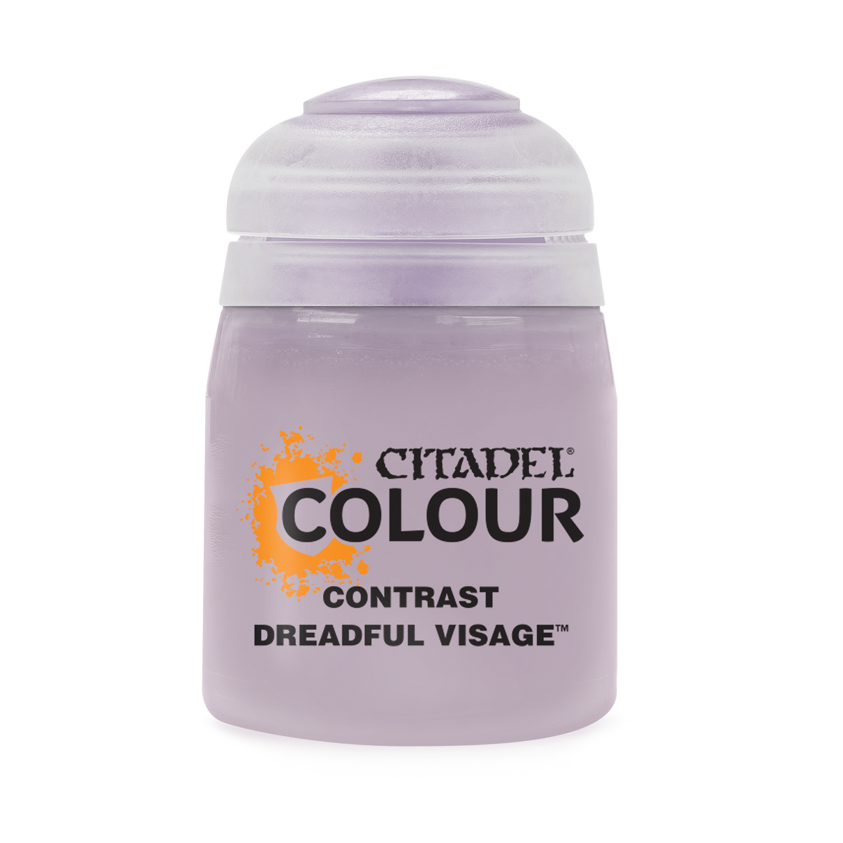 The official retail product paint pot for Citadel Contrast: Dreadful Visage.