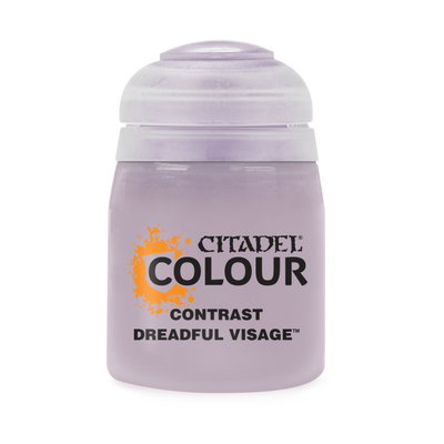 The official retail product paint pot for Citadel Contrast: Dreadful Visage.