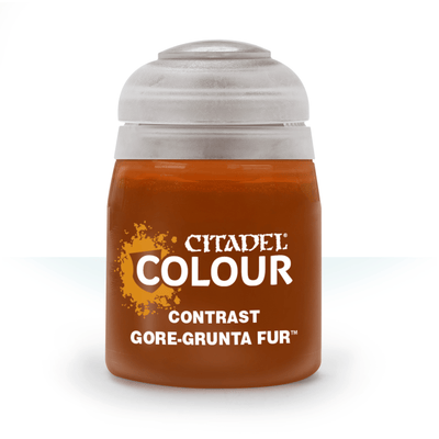 The official retail product paint pot for Citadel Contrast: Gore-Grunta Fur.