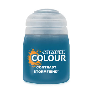 The official retail product paint pot for Citadel Contrast: Stormfiend.