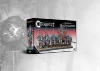 Box art for the Conquest Dweghom Dragonslayers Regiment Expansion Set (Dual Kit), featuring the heavily armored elite anti-monster infantry.