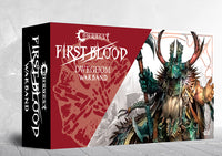 Box packaging for the Conquest Dweghom Warband 2026 First Blood New Edition containing plastic miniatures dice and 3D terrain. Christchurch NZ.
