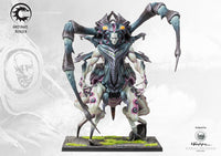 A studio-painted front view of the Conquest Spires Abomination, a large and grotesque multi-limbed monster from the Artisan Series.
