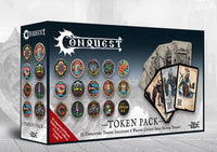 Box art for the Conquest Token and Card Set featuring Weaver Courts and W’adrhun accessories