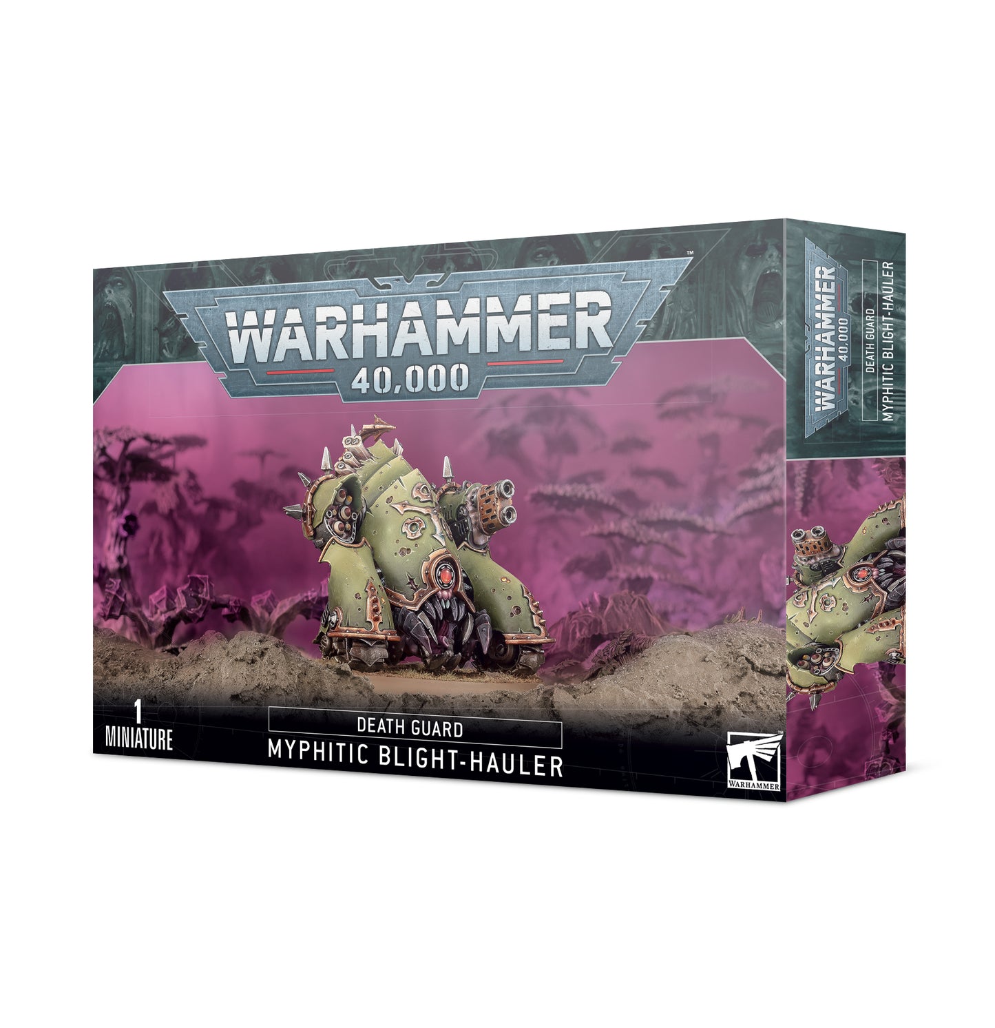 Death Guard Myphitic Blight-hauler box art. Christchurch, NZ.