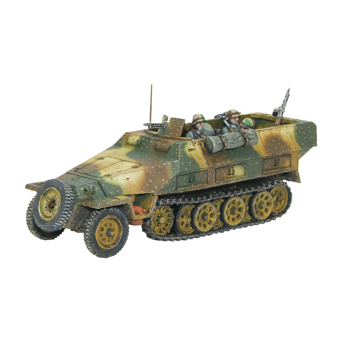1/56 scale plastic German Sd.Kfz 251/1 half-track in ambush camo