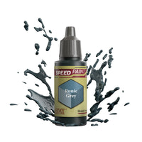 18ml bottle of The Army Painter Speedpaint 2.0 Runic Grey for one-coat miniature painting.