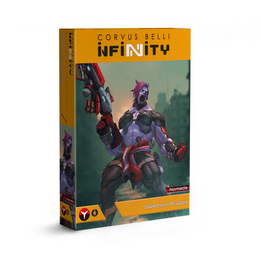 The box for the Infinity Nomads Switchers Gruppa.