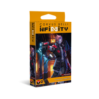 The box for the Infinity Nomads Tunguska Triggermen.