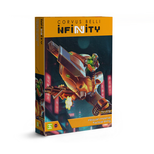 The box for the Infinity Yu Jing Fēiquán Imperial Tactical Wing.