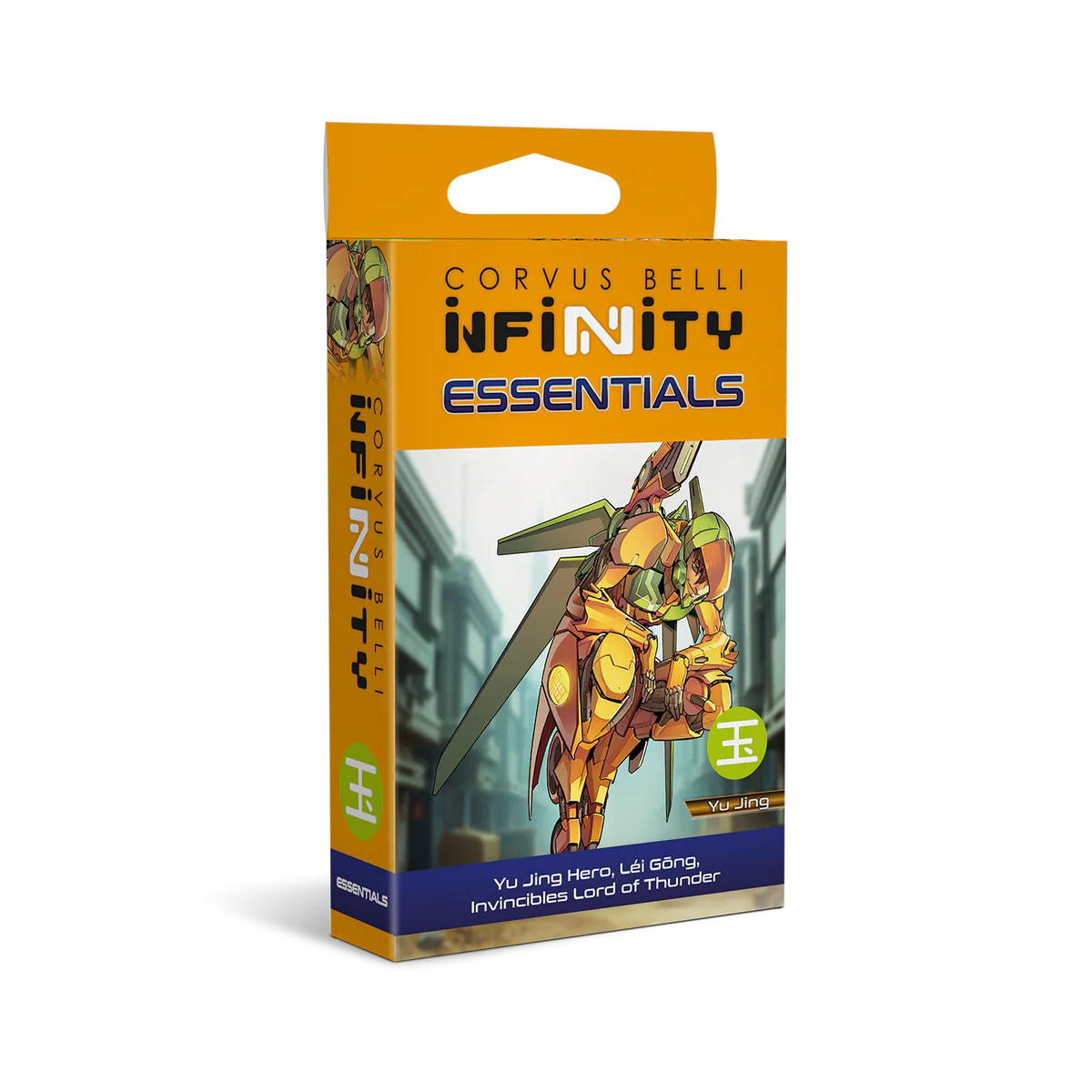 The box for the Infinity Yu Jing Hero Lěi Gōng, Invincibles Lord of Thunder.