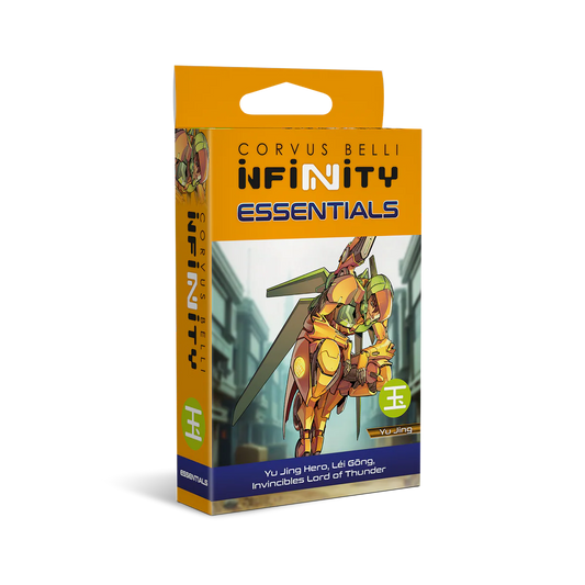 The box for the Infinity Yu Jing Hero Lěi Gōng, Invincibles Lord of Thunder.