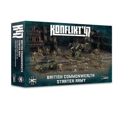 British Commonwealth Starter Army box art for Konflikt '47