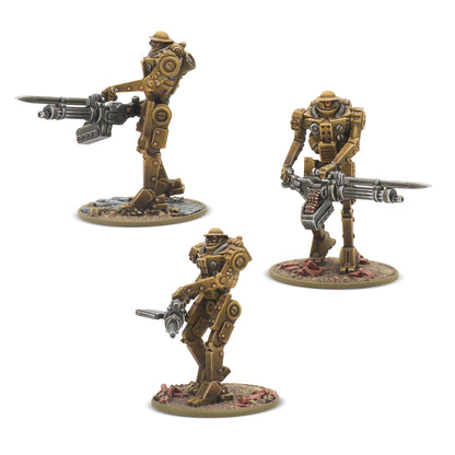 British Mk II Heavy Automated Infantry miniatures for Konflikt '47