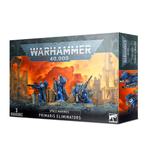 Space Marines Primaris Eliminators box art. Christchurch, NZ.