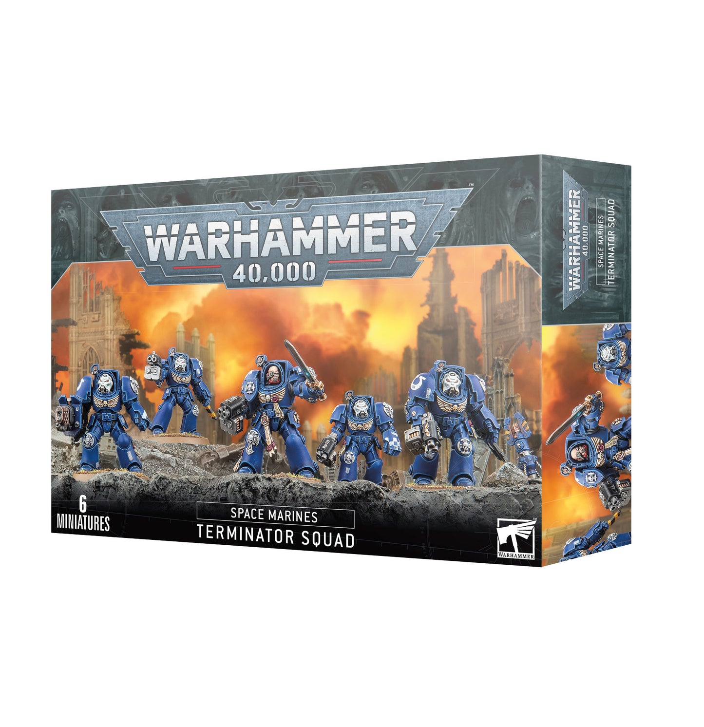 Space Marines Terminator Squad Box Art | Charon Games CHCH NZ