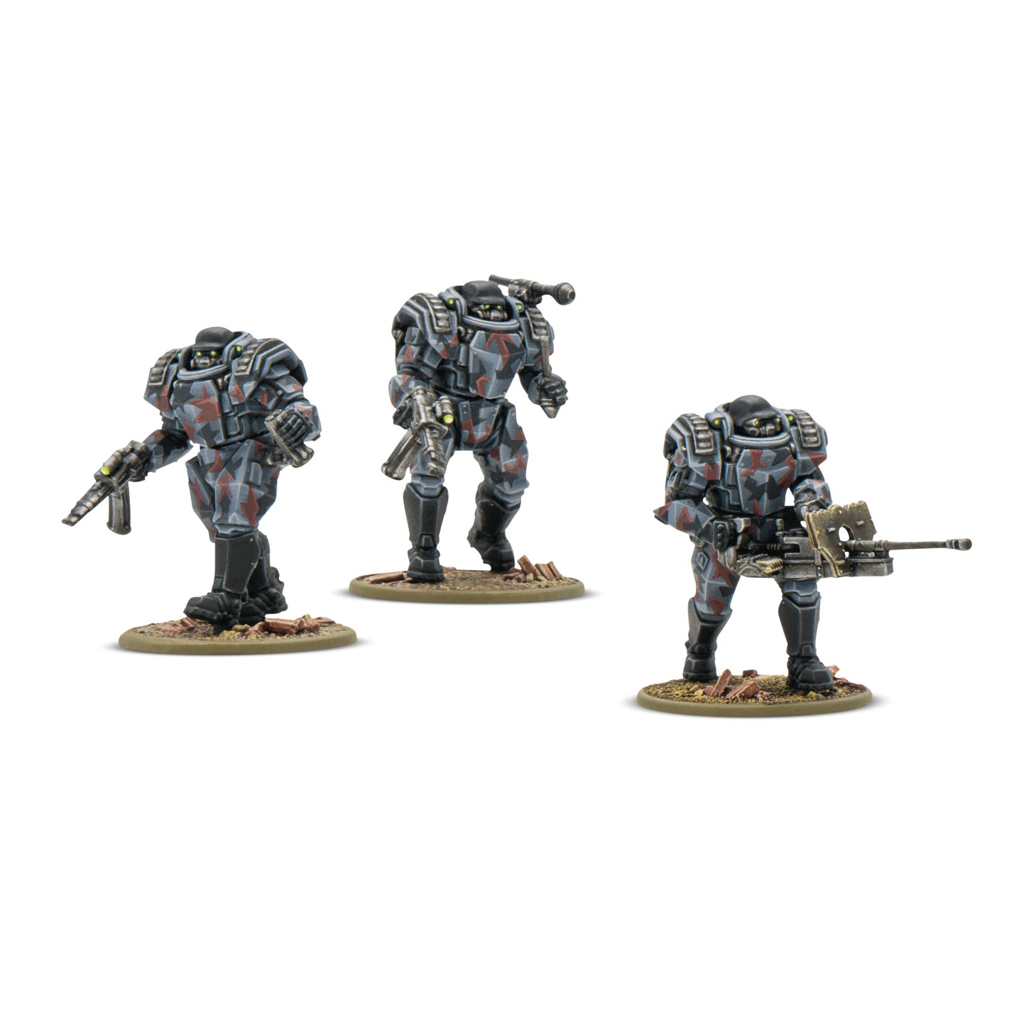 28mm plastic Stahltruppen heavy infantry miniatures in power armour