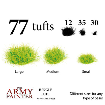 The Army Painter Jungle Tuft with different size options and quantity details.