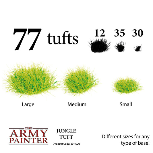 The Army Painter Jungle Tuft with different size options and quantity details.