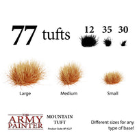 The Army Painter mountain tuft product with different size options and quantity.