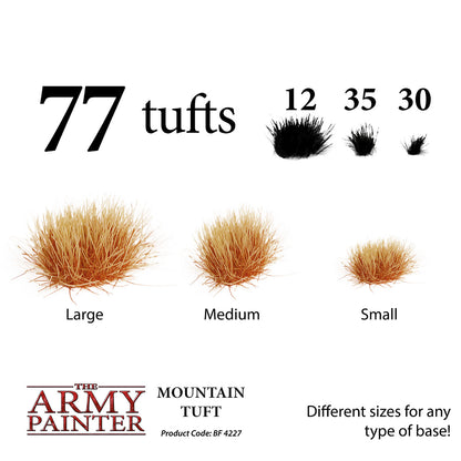 The Army Painter mountain tuft product with different size options and quantity.
