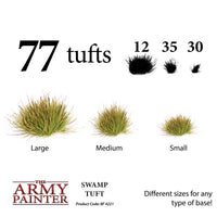 The Army Painter Swamp Tuft product with different size options on a white background