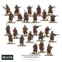 28mm US Army Winter infantry miniatures for Bolt Action Battle of the Bulge